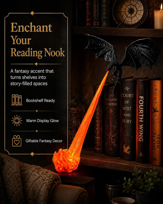 Enchanted Dragon Book Nook Light